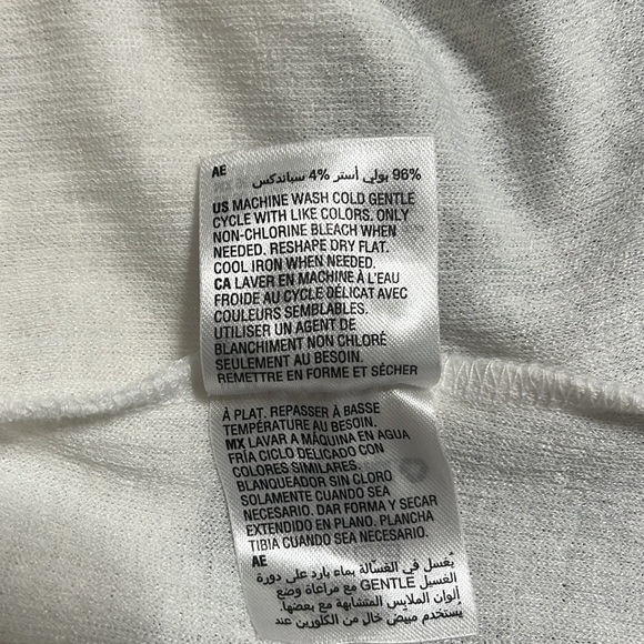 Alfani Off White Gathered Clinched Front Scoop Neck Top Sz M - Picture 8 of 8